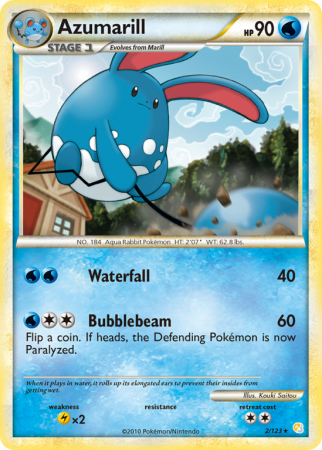 Azumarill 2/123 HeartGold & SoulSilver HeartGold & SoulSilver