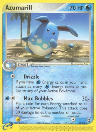 Azumarill 30/100 EX Sandstorm