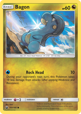 Bagon 103/168 Sun & Moon Celestial Storm