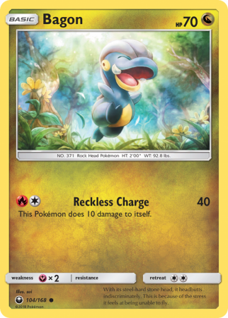 Bagon 104/168 Sun & Moon Celestial Storm
