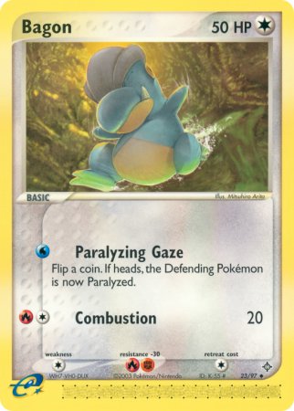 Bagon 23/97 EX Dragon