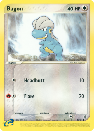 Bagon 49/97 EX Dragon