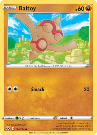 Baltoy 144/264 Sword & Shield Fusion Strike