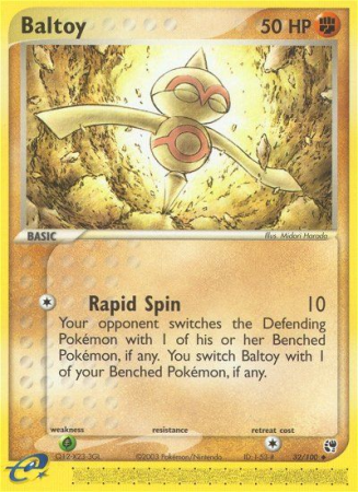 Baltoy 32/100 EX Sandstorm