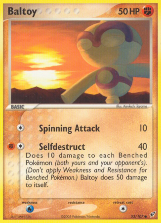 Baltoy 53/107 EX Deoxys