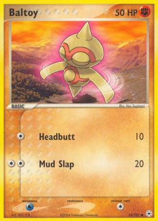 Baltoy 53/101 EX Hidden Legends