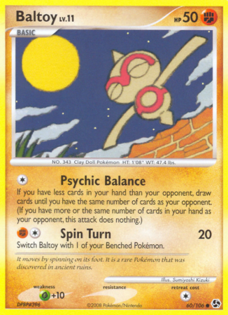 Baltoy 60/106 Diamond & Pearl Great Encounters