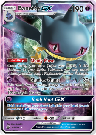 Banette-GX 66/168 Sun & Moon Celestial Storm