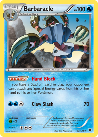 Barbaracle 23/124 XY Fates Collide