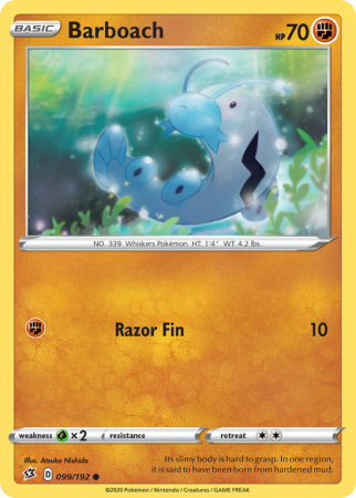 Barboach 99/192 Sword & Shield Rebel Clash