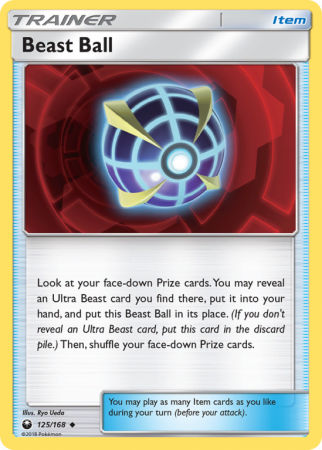 Beast Ball 125/168 Sun & Moon Celestial Storm