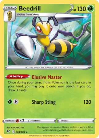 Beedrill 3/185 Sword & Shield Vivid Voltage