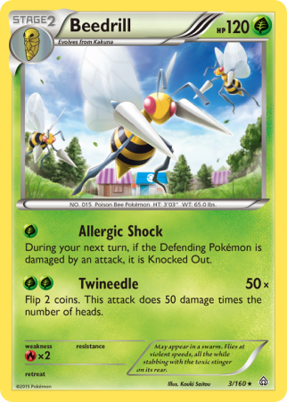 Beedrill 3/160 XY Primal Clash