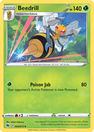 Beedrill 4/73 Sword & Shield Champion's Path