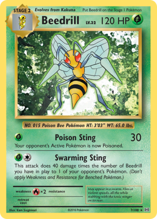 Beedrill 7/108 XY Evolutions