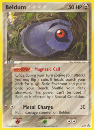 Beldum 22/40 NP Nintendo Black Star Promos