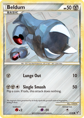 Beldum 43/90 HeartGold & SoulSilver HS—Undaunted