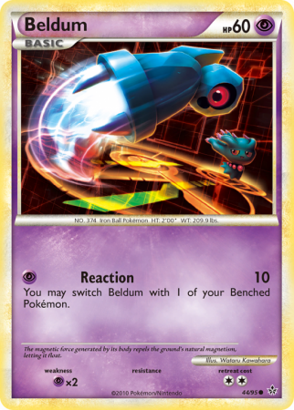 Beldum 44/95 HeartGold & SoulSilver HS—Unleashed