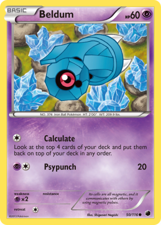 Beldum 50/116 Black & White Plasma Freeze