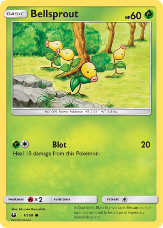Bellsprout 1/168 Sun & Moon Celestial Storm