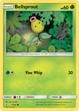 Bellsprout 1/145 Sun & Moon Guardians Rising