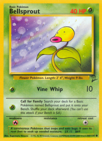 Bellsprout 66/130 Base Base Set 2