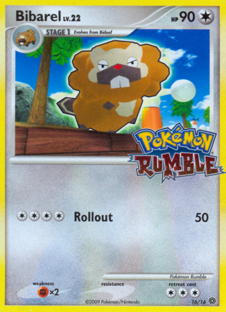 Bibarel 16/16 Other Pokémon Rumble
