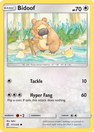 Bidoof 171/236