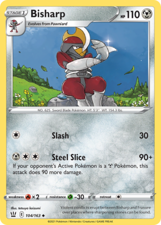 Bisharp 104/163 Sword & Shield Battle Styles