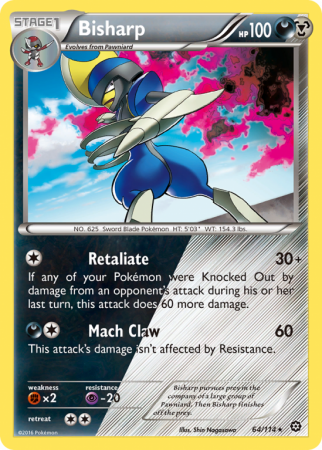 Bisharp 64/114 XY Steam Siege
