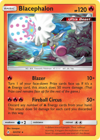 Blacephalon 32/214 Sun & Moon Unbroken Bonds
