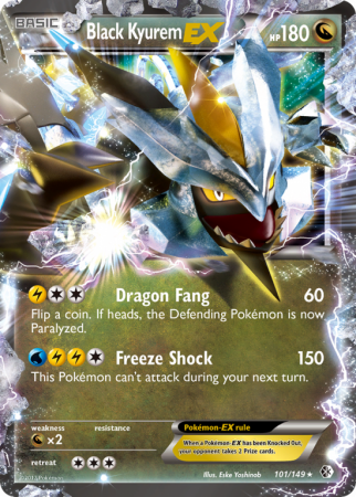 Black Kyurem-EX 101/149 Black & White Boundaries Crossed