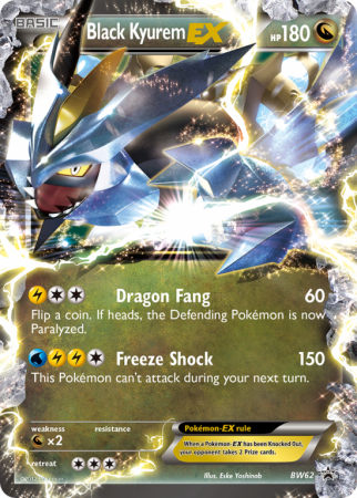 Black Kyurem-EX BW62/101 Black & White BW Black Star Promos