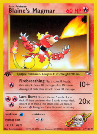 Blaine's Magmar 37/132
