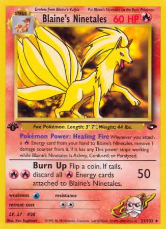 Blaine's Ninetales 21/132