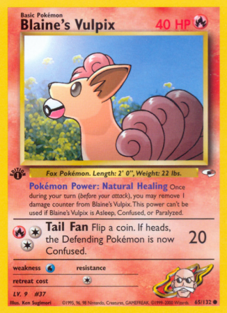 Blaine's Vulpix 65/132