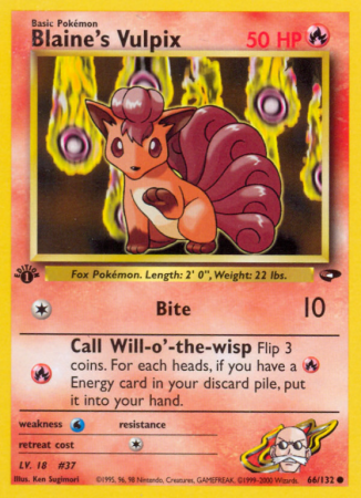 Blaine's Vulpix 66/132