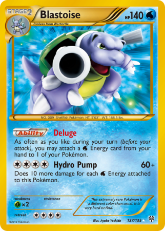 Blastoise 137/135
