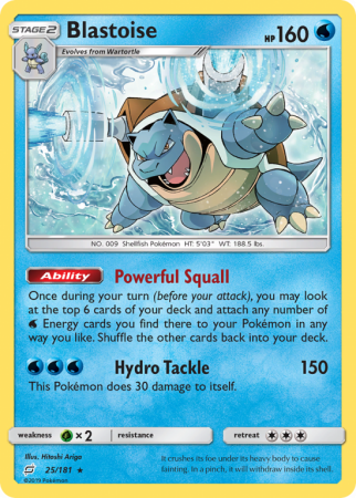 Blastoise 25/181