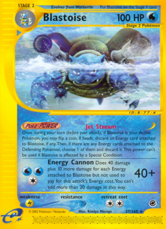 Blastoise 37/165