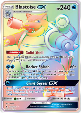 Blastoise-GX 218/214
