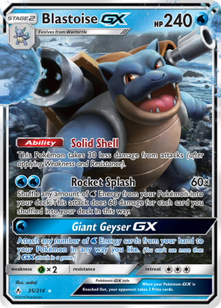 Blastoise-GX 35/214