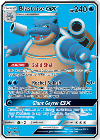Blastoise-GX SM189/156