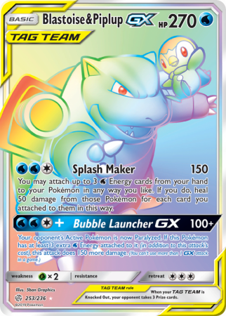 Blastoise & Piplup-GX 253/236