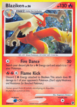 Blaziken 1/106 Diamond & Pearl Great Encounters