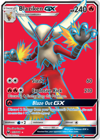 Blaziken-GX 153/168 Sun & Moon Celestial Storm