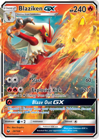 Blaziken-GX 28/168