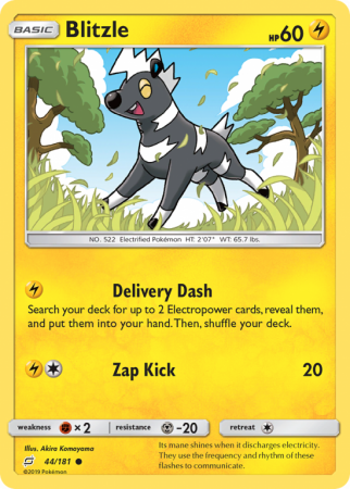 Blitzle 44/181 Sun & Moon Team Up