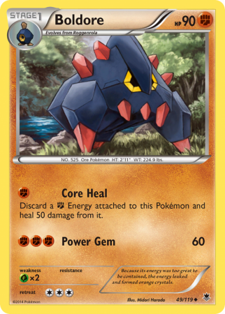 Boldore 49/119 XY Phantom Forces