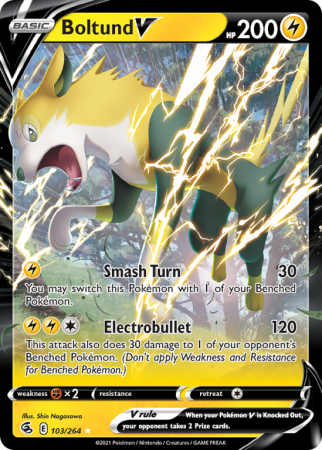 Boltund V 103/264 Sword & Shield Fusion Strike